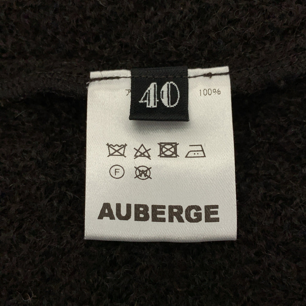 AUBERGE / オーベルジュ | GUANICOE アルパカ Vネックカーディガン | 40 | ダークブラウン | レディース