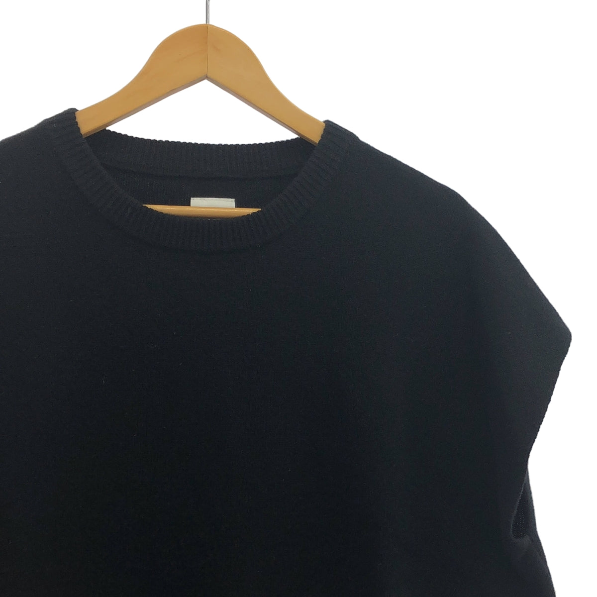 Gauze# / Gauze | 羊毛側開衩針織背心 | F碼 | 女款