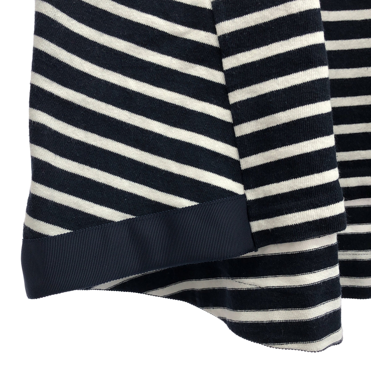 sacai / サカイ | コットン ボーダー ワンピース | 1 | ネイビー / ホワイト | レディース
