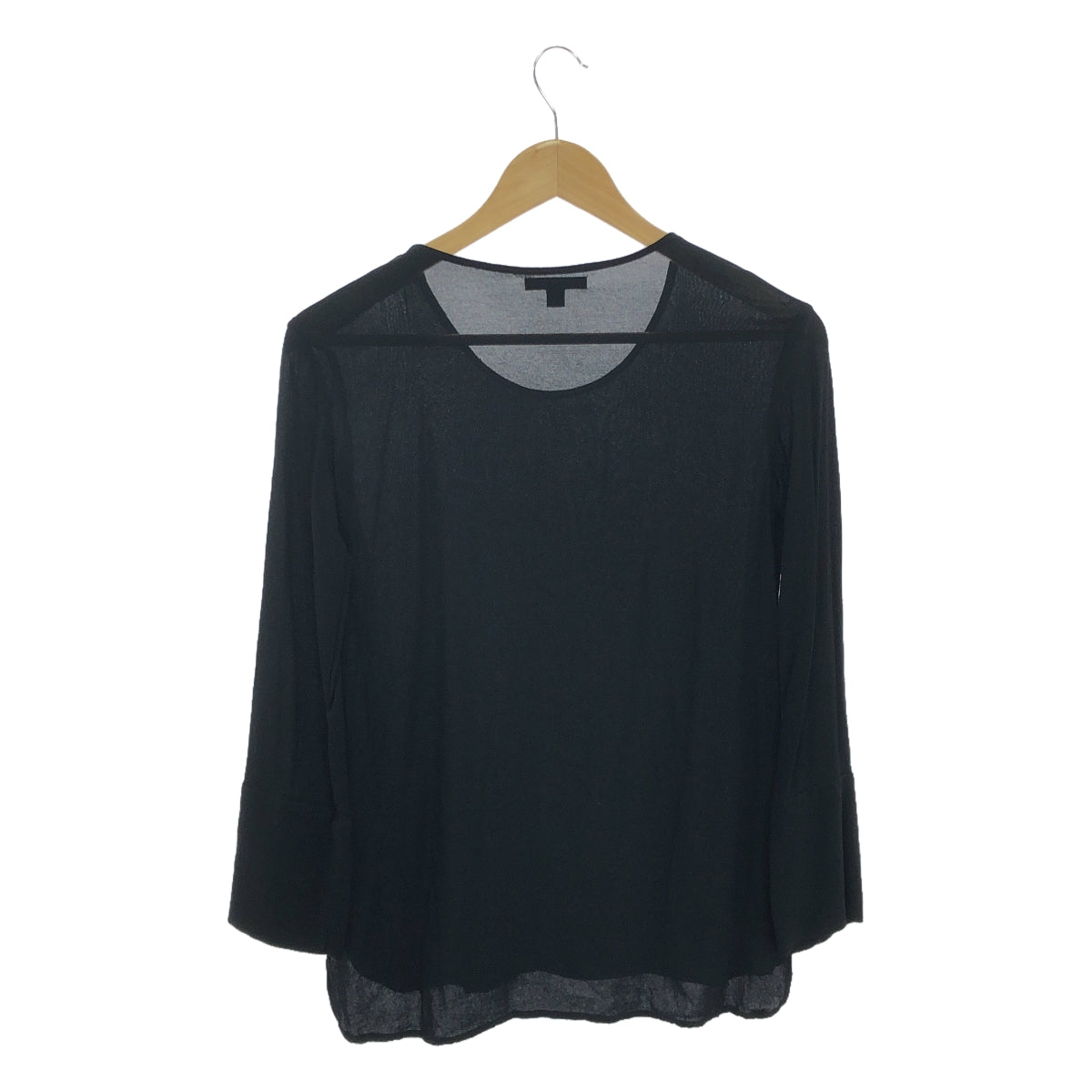 JAMES PERSE | Rayon Shoulder Button Crew Neck Pullover Blouse | 0 | Women's