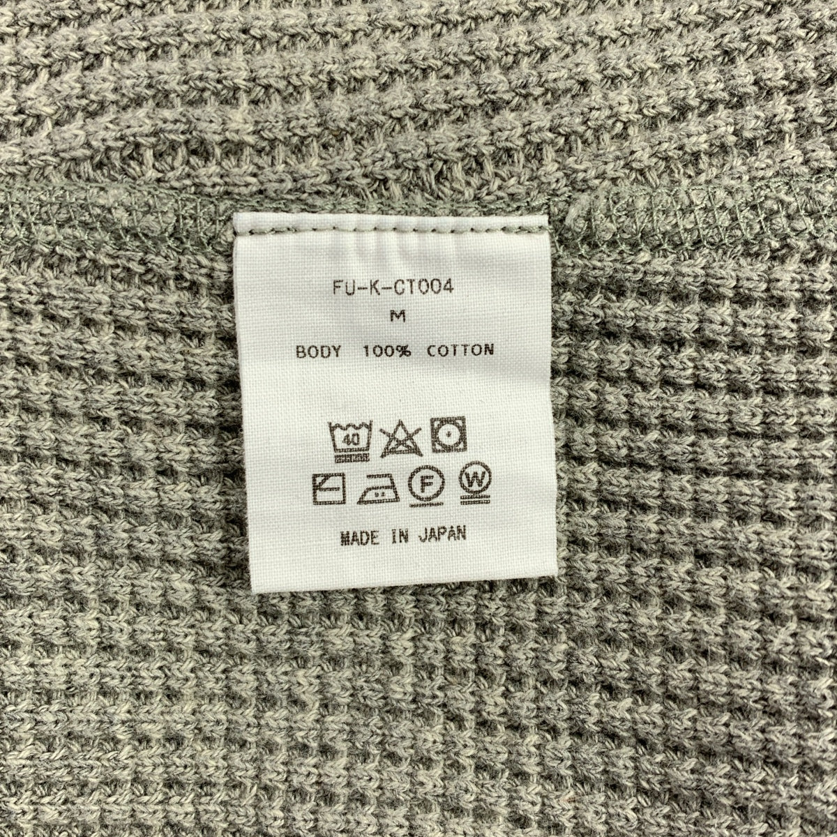 內田文香 | 棉質華夫格襯衫 | M碼 | 女款