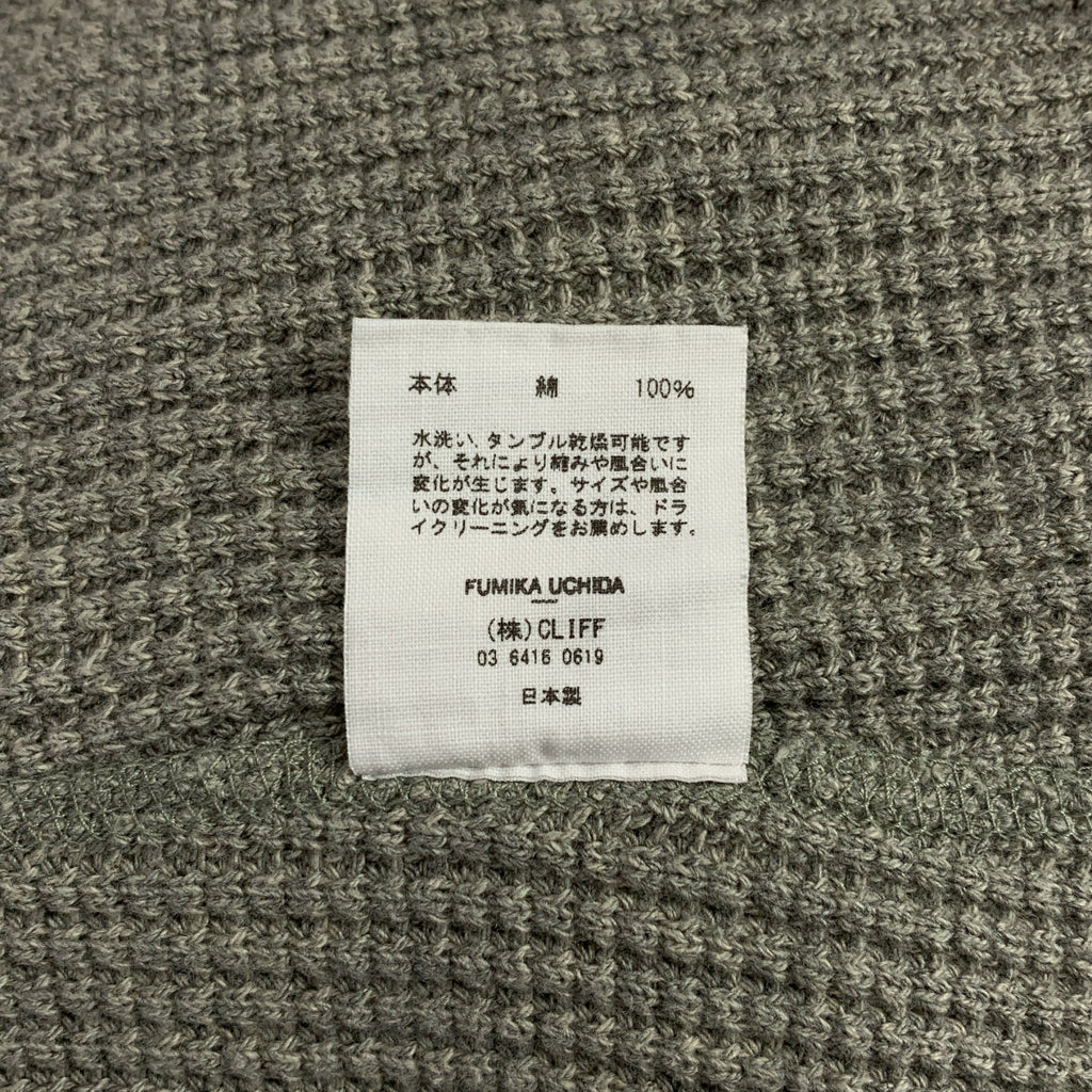 內田文香 | 棉質華夫格襯衫 | M碼 | 女款