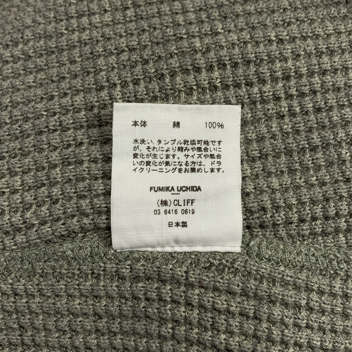 內田文香 | 棉質華夫格襯衫 | M碼 | 女款