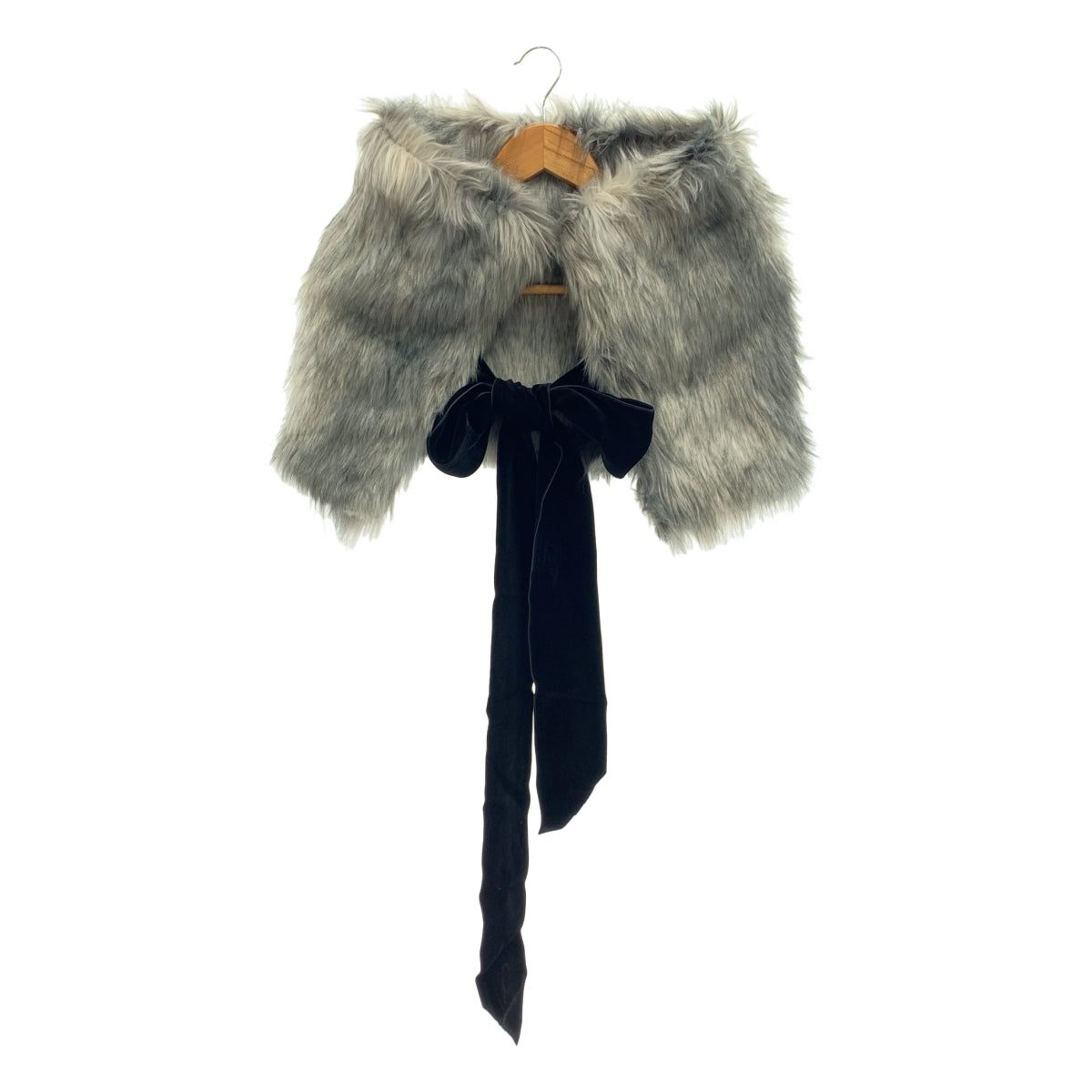 MEKKI / 鍍層 | MEKKI / 鍍層天鵝絨絲帶毛皮披肩 | F | 其他