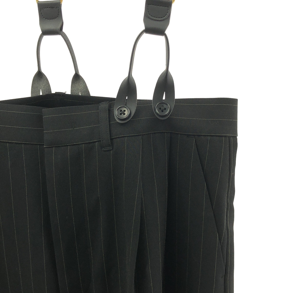 Curensology | 女式白色可拆式吊帶休閒褲 | F碼