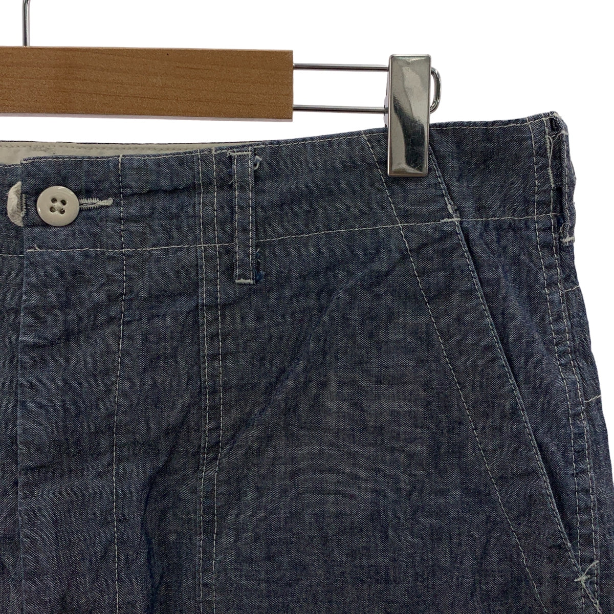 Engineered Garments / エンジニアドガーメンツ | シャンブレー ダブルアジャスター ベイカーパンツ | 34 | メンズ