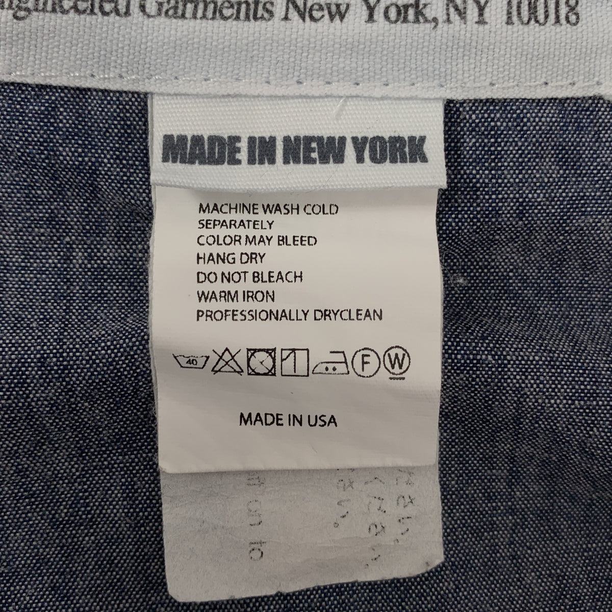 Engineered Garments | 青年布雙調整貝克褲 | 尺寸 34 | 男款