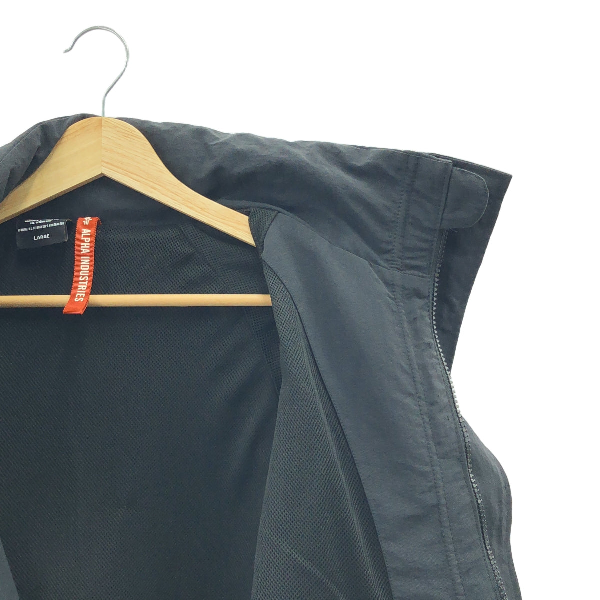 ALPHA INDUSTRIES / アルファインダストリーズ | OSHMAN'S別注 ECWCS ウインドブレーカー ジャケット | L | ブラック | メンズ