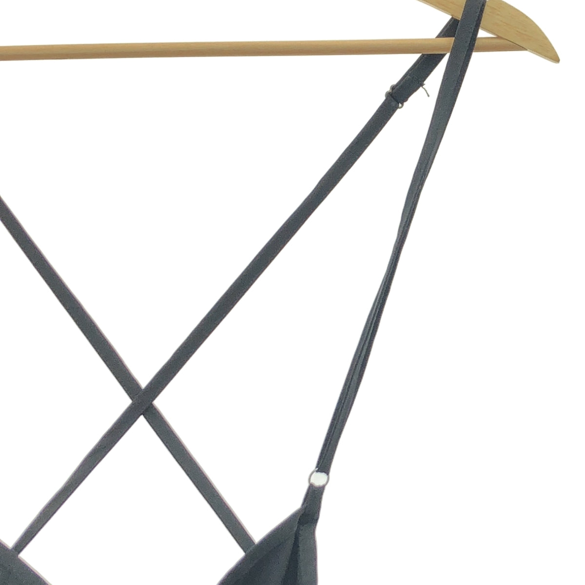 THOUSAND MILE | 2024 春夏系列 | x GENE HEAVENS / 彈性尼龍吊帶洋裝 | F 碼 | 黑色 | 女款