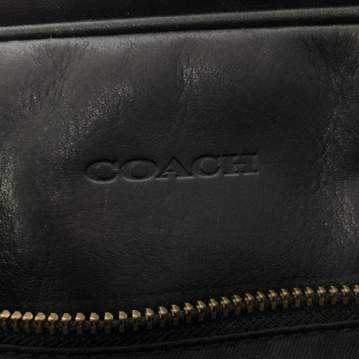 COACH / コーチ | 70777 2Way レザー トート ショルダーバッグ ブリーフケース | ブラック | メンズ