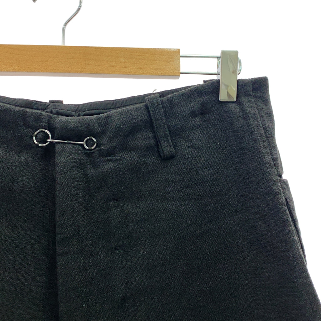 ATELIER SUPPAN / アトリエスパン | リネン 製品染め ラウンドフック トラウザー パンツ |