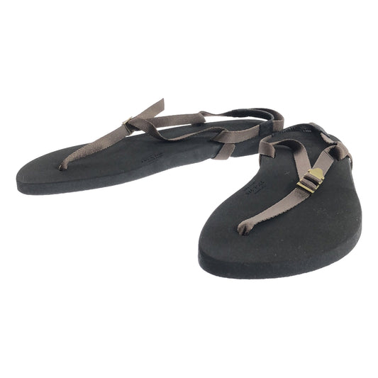 [Good Condition] TOSHINOSUKE TAKEGAHARA | barefoot sandals | 23.5&amp;24.0 | Black/Brown | Women's