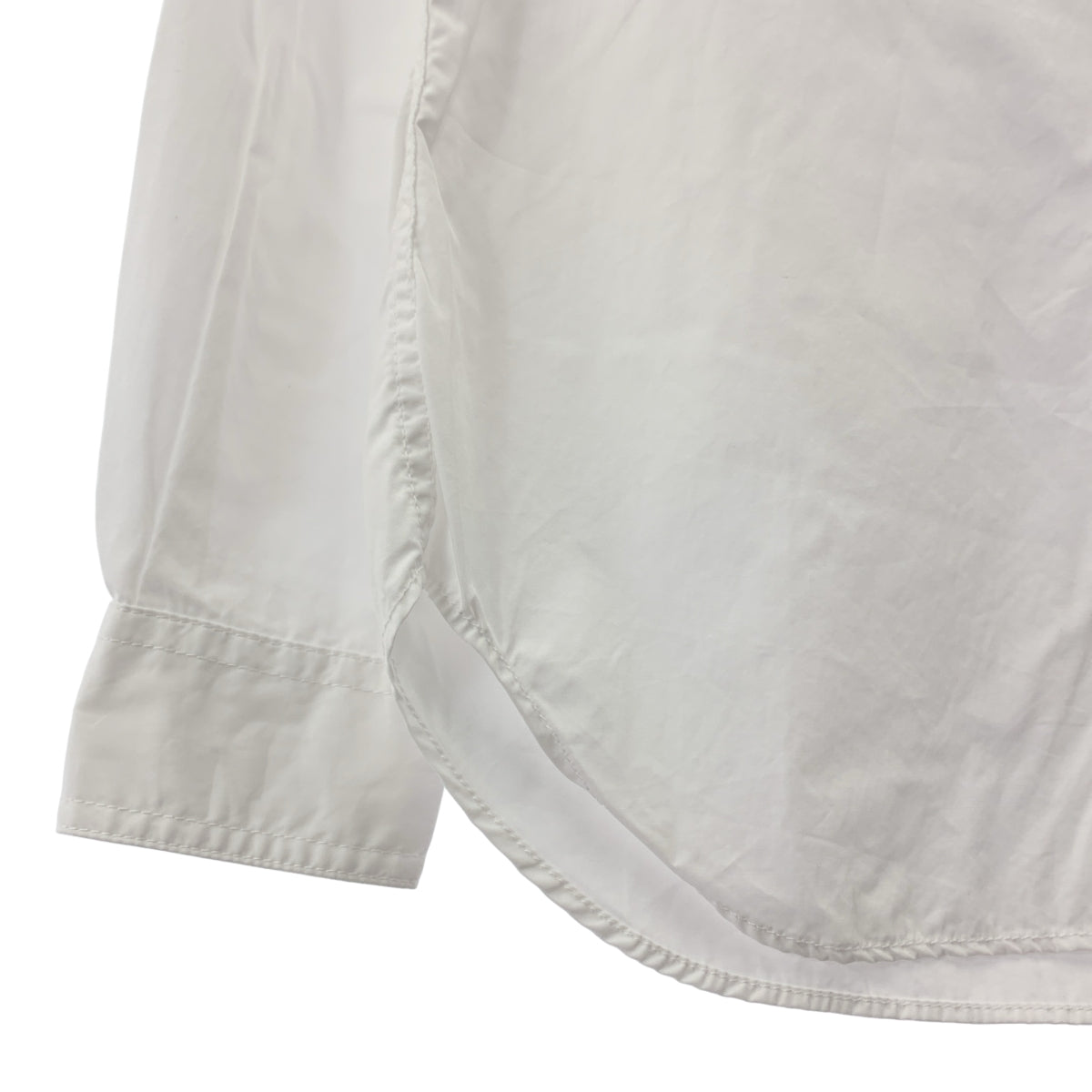 JUNYA WATANABE COMME des GARCONS / 준야와타나베 | 2020SS | denim 코튼 셔링 블라우스 | XS | 화이트 | 여성