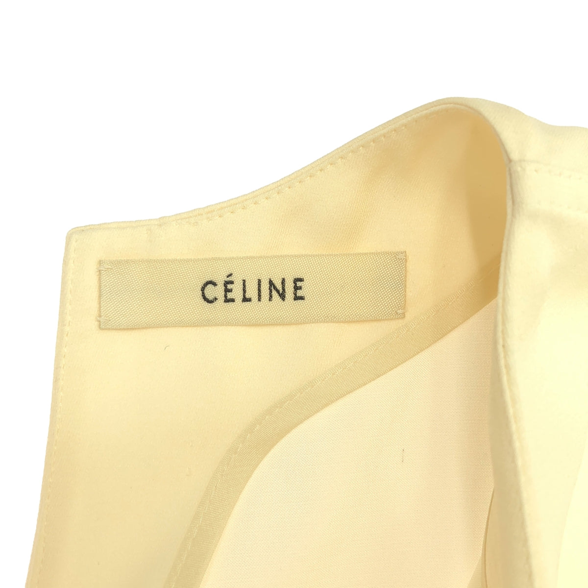 CELINE | Phoebe Back Key Neck Blouse | Size 36 | Women's