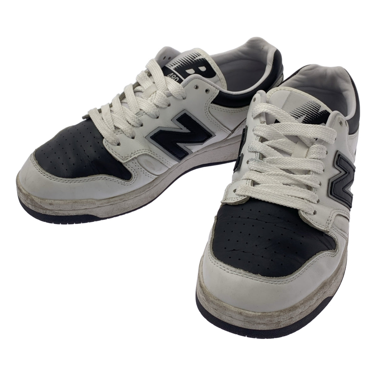 渡邊淳彌 (JUNYA WATANABE) COMME des GARÇONS MAN | 2021 春夏系列 | x NEW BALANCE BB480LMA 牛皮運動鞋 | 26 碼 | 白/黑 | 男款