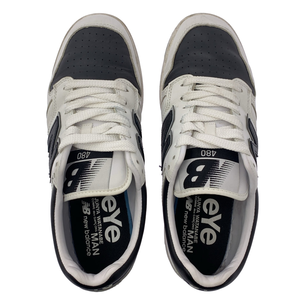 eye JUNYA WATANABE COMME des GARCONS MAN / 아이준야 와타나베 맨 | 2021SS | × NEW BALANCE 뉴 밸런스 / BB480LMA 카우하이드 스니커즈 | 26 | 화이트 / 블랙 | 남성
