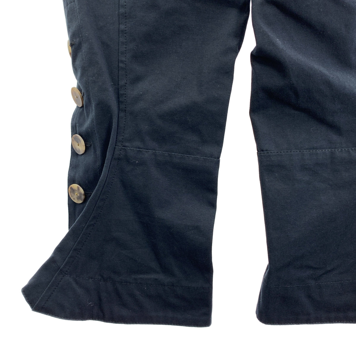 MARNI / マルニ | コットン ハイウエスト オールインワン パンツ | 40 | ネイビー | レディース