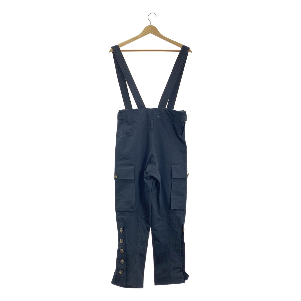 MARNI / マルニ | コットン ハイウエスト オールインワン パンツ | 40 | ネイビー | レディース