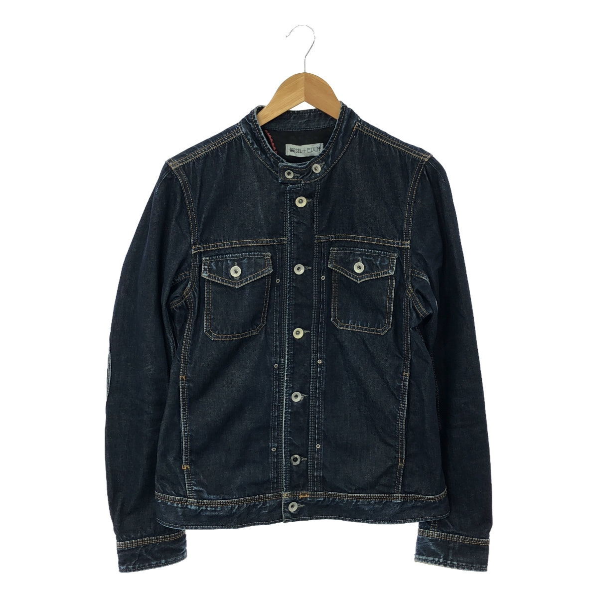 DIESEL | EDUN collaboration denim single denim rider jacket | M | Men's