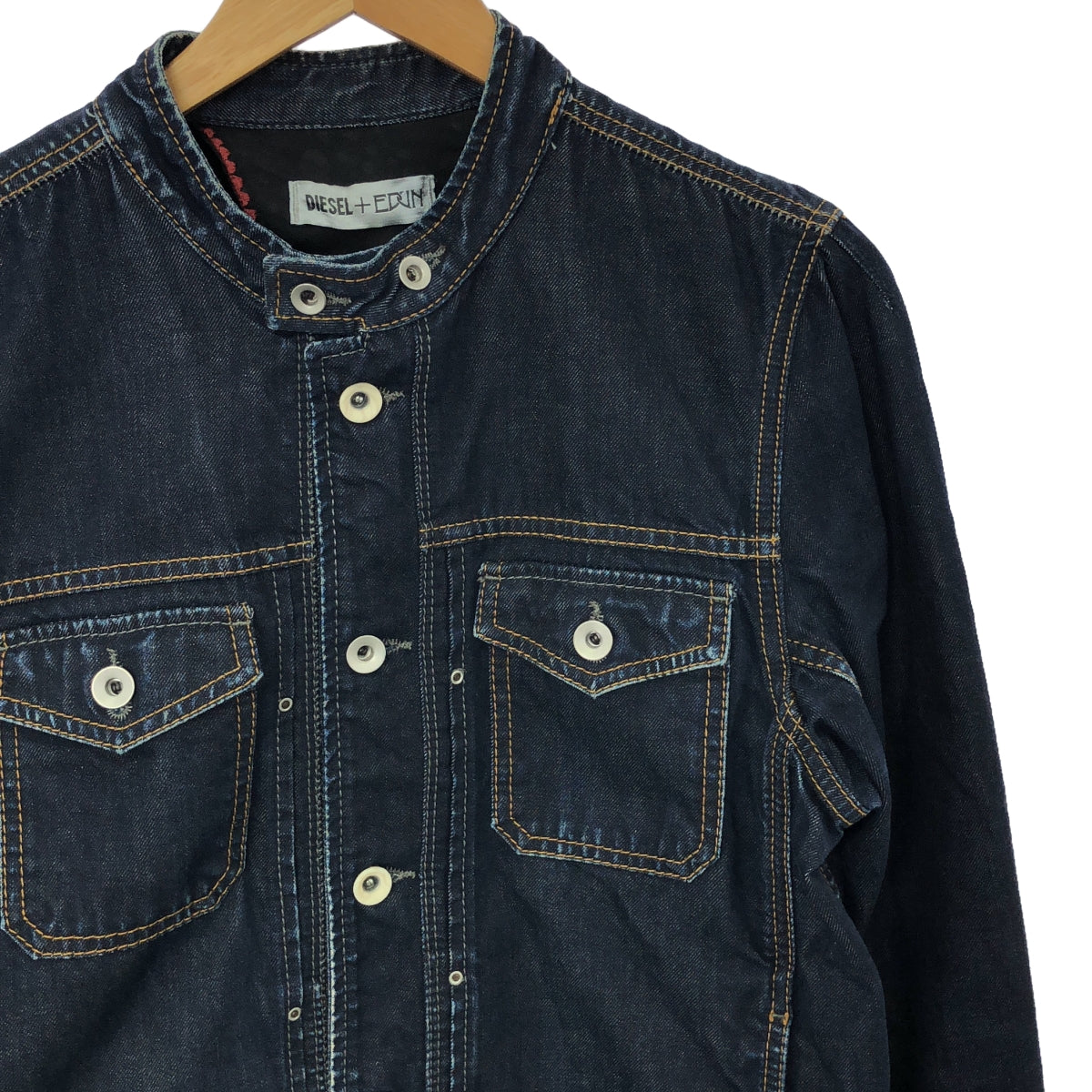 DIESEL | EDUN collaboration denim single denim rider jacket | M | Men's