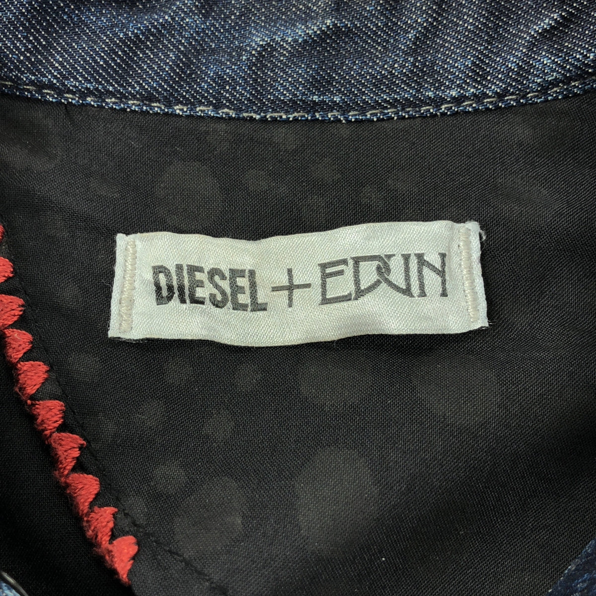 DIESEL | EDUN collaboration denim single denim rider jacket | M | Men's