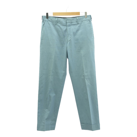 DRIES VAN NOTEN | Side adjuster center press cotton slacks | 46 | Men's