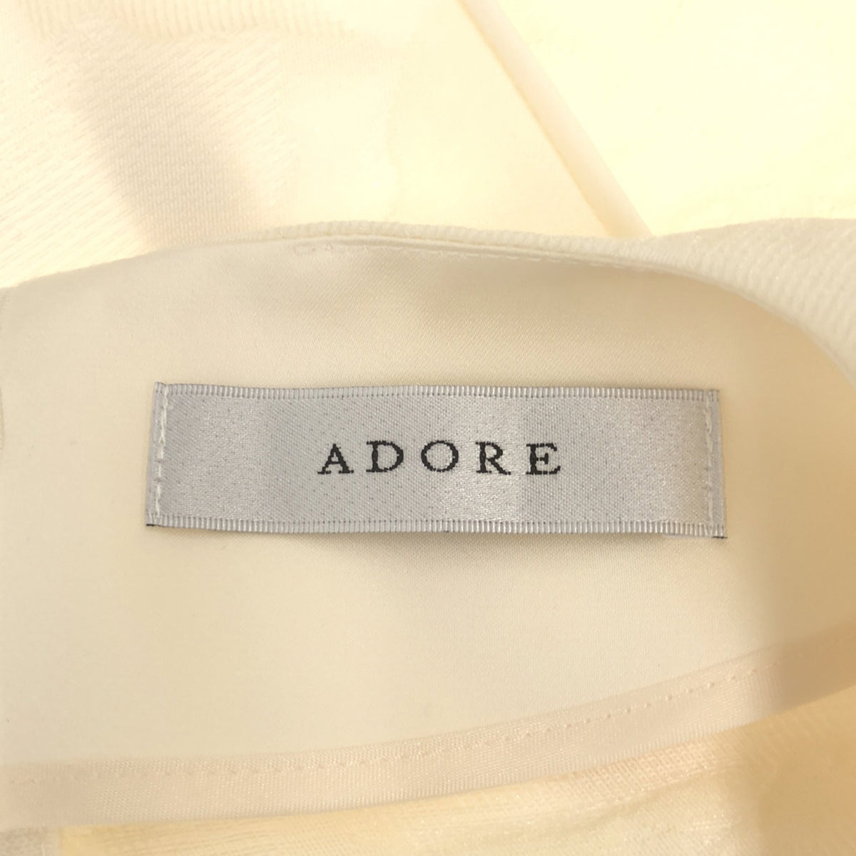 【美品】  ADORE / アドーア | ボタニカルジャガードブラウス | 38 | ベージュ | レディース