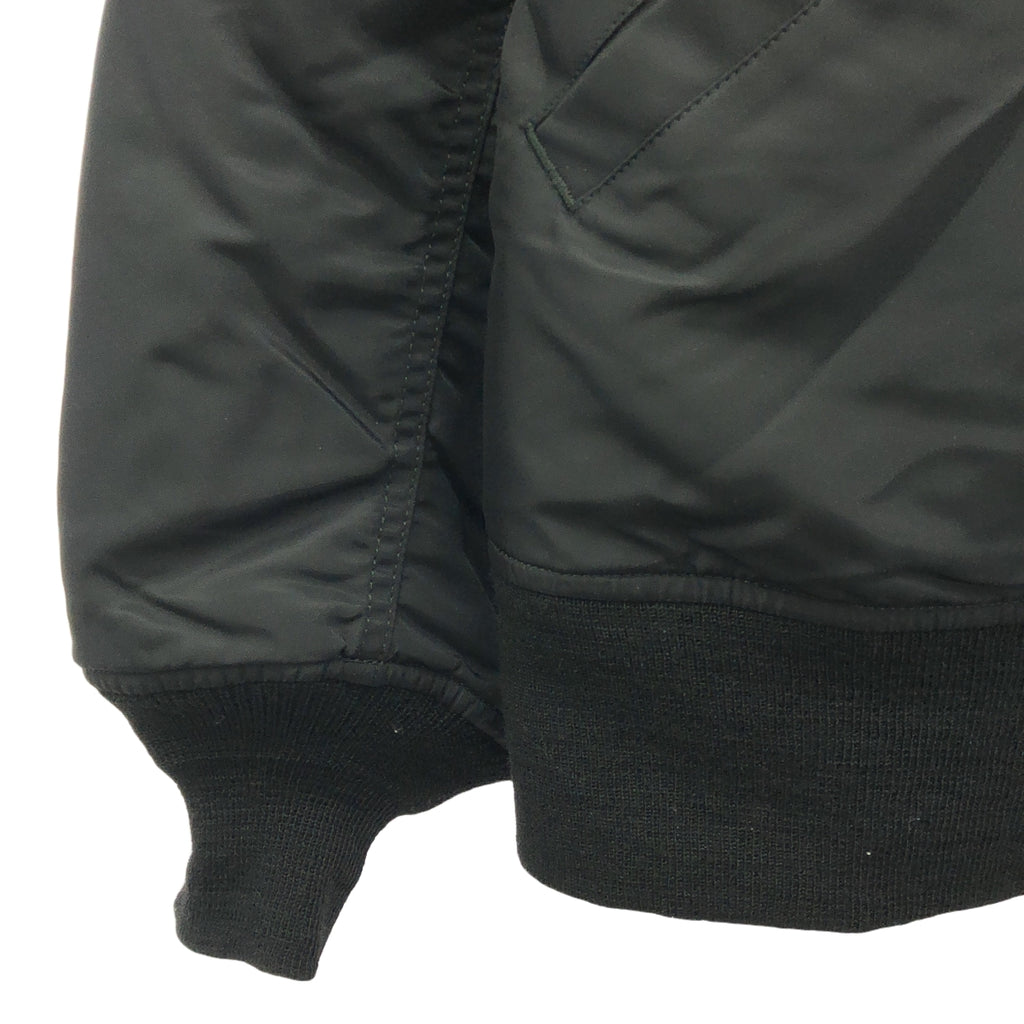 【美品】  marka / マーカ | 2024AW | NYLON TWILL MA-1 ナイロン ツイル ジャケット | 2 | ブラック | メンズ