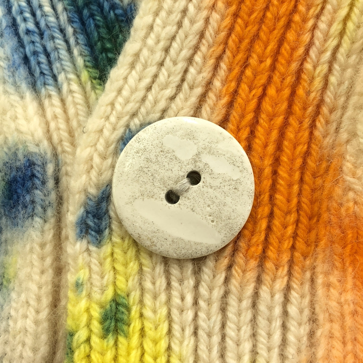 【미품】 The Elder Statesman / 지엘더 스테이츠맨 | cashmere 100% / 캐시미어 니트 가디건 | XS | 멀티 컬러 | 여성