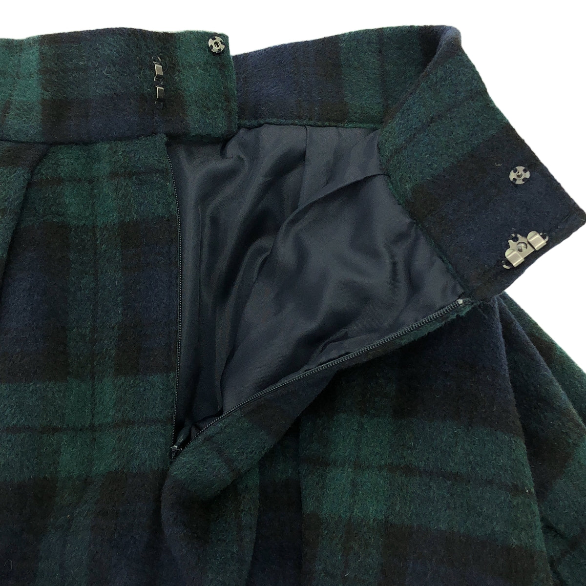 JENNE ブラックウォッチ チェック フレアスカート Mサイズ JENNE / ジェンヌ | ブラックウォッチチェック フレアスカート | S