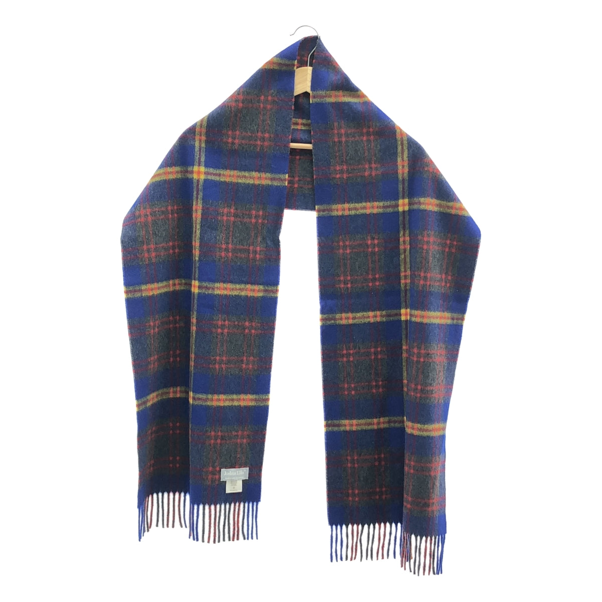 JOSHUA ELLIS / 約書亞·埃利斯 | 羊絨格紋圍巾 |