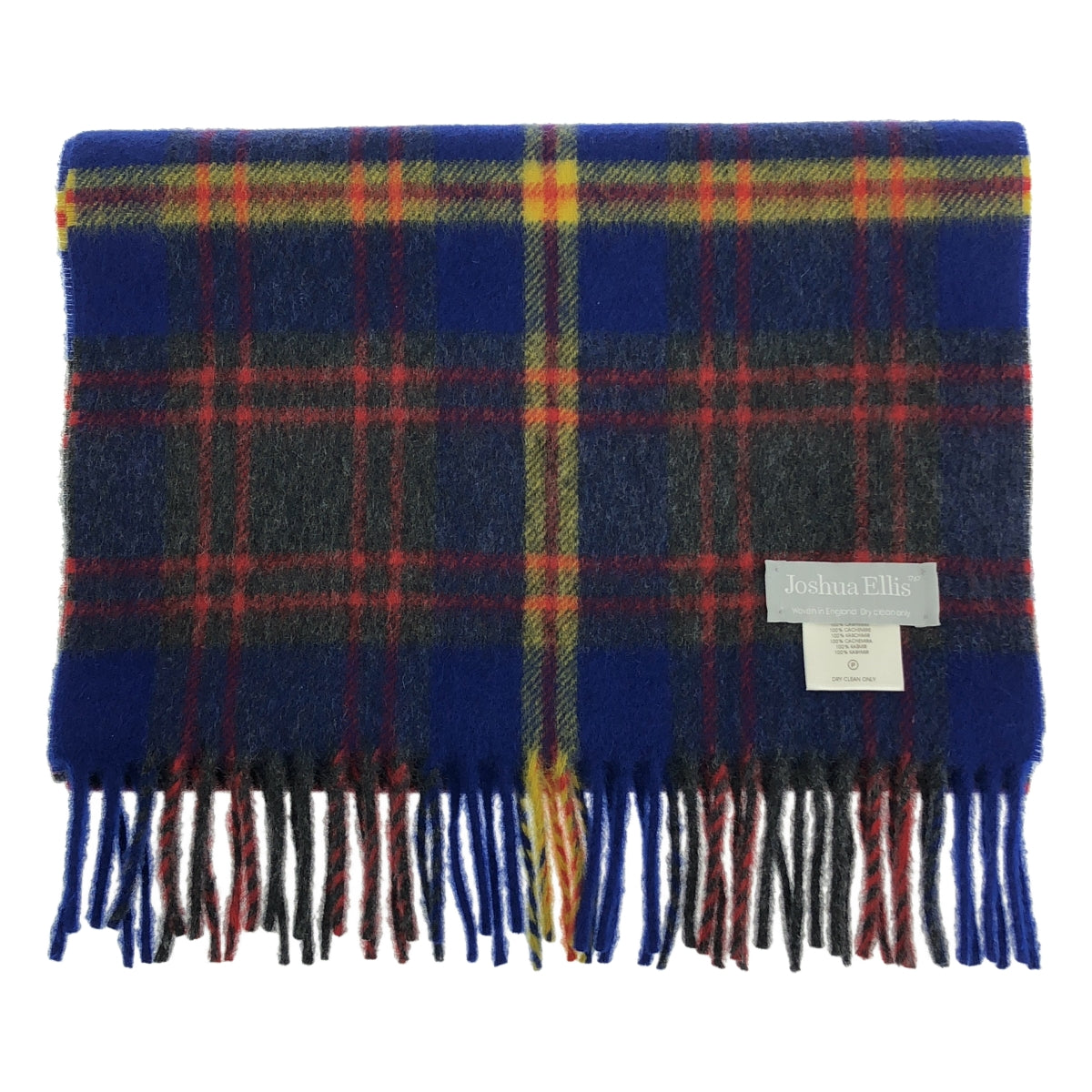 JOSHUA ELLIS / 約書亞·埃利斯 | 羊絨格紋圍巾 |
