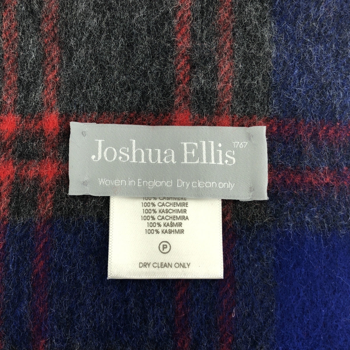 JOSHUA ELLIS / 約書亞·埃利斯 | 羊絨格紋圍巾 |