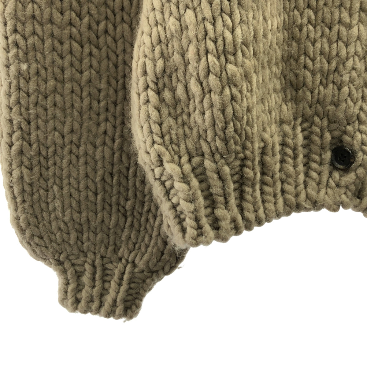 NOWOS / ノーウォス | roving knit cardigan / ウール ニット カーディガン | F | レディース