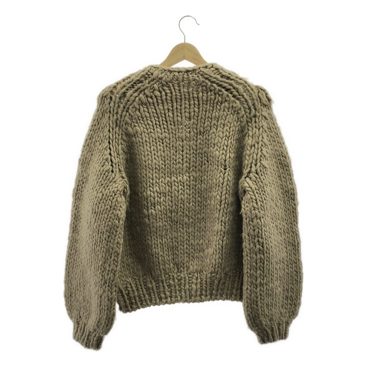 NOWOS / ノーウォス | roving knit cardigan / ウール ニット カーディガン | F | レディース
