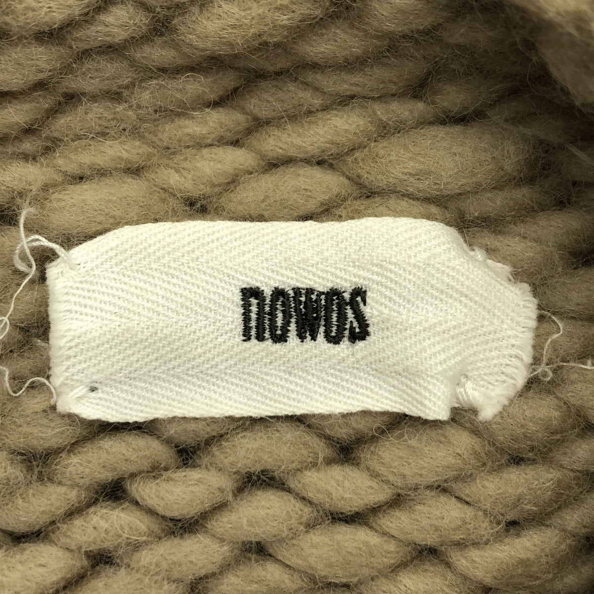 NOWOS / ノーウォス | roving knit cardigan / ウール ニット カーディガン | F | レディース