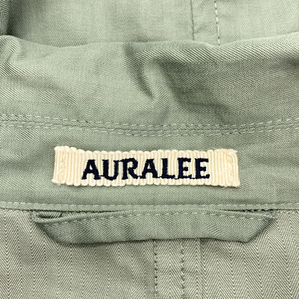 AURALEE / 오라리 | 2022SS | WASHED FINX HERRINGBONE JACKET / 2B 테일러드 재킷 | 4 | 그레이계 | 맨즈