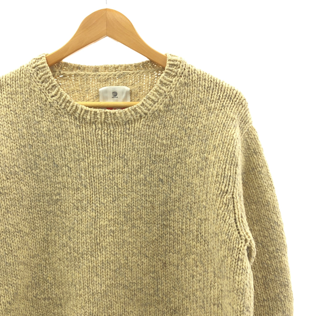 Y-3 / ワイスリー | バックロゴ メランジ クルーネック ニット | M | メンズ