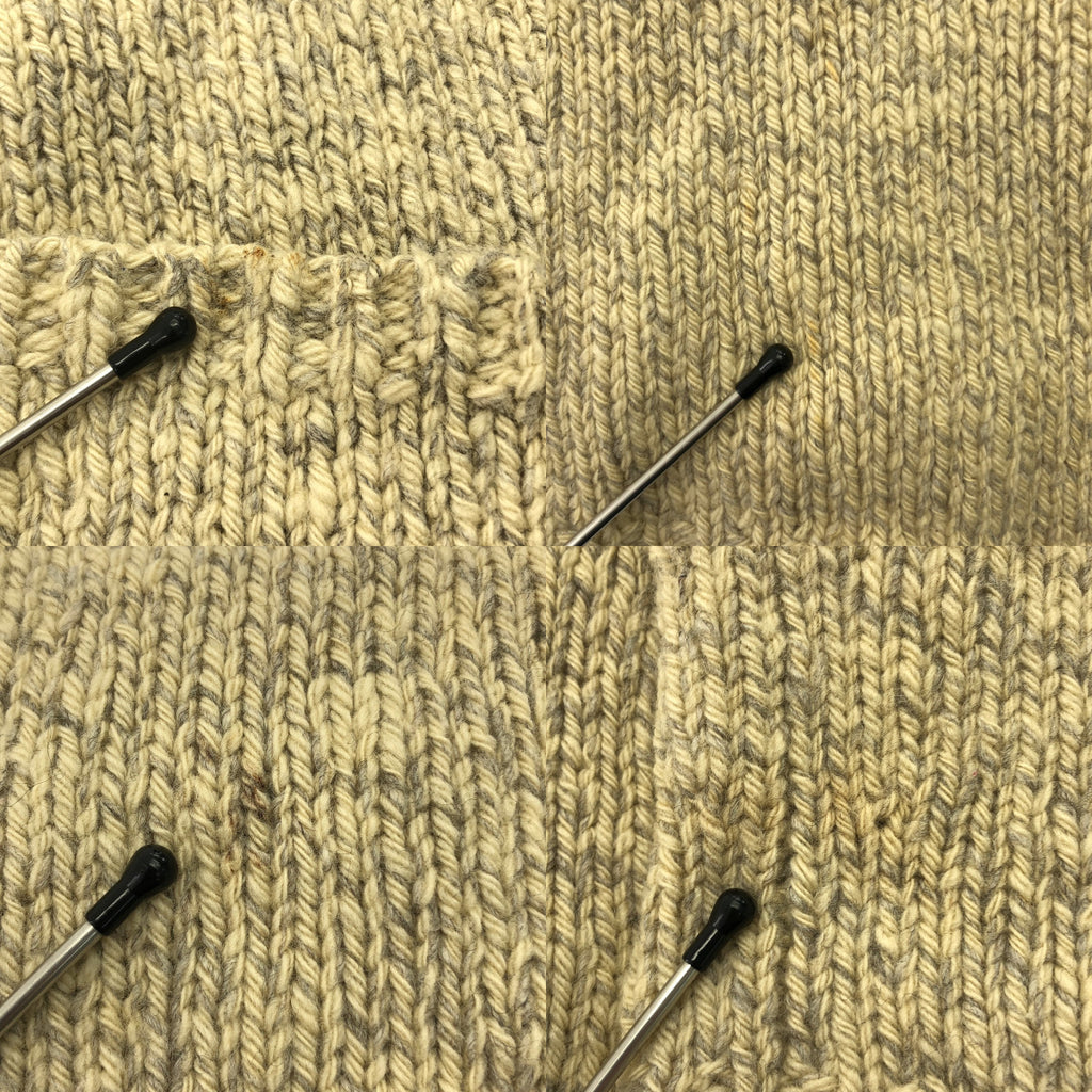 Y-3 / ワイスリー | バックロゴ メランジ クルーネック ニット | M | メンズ