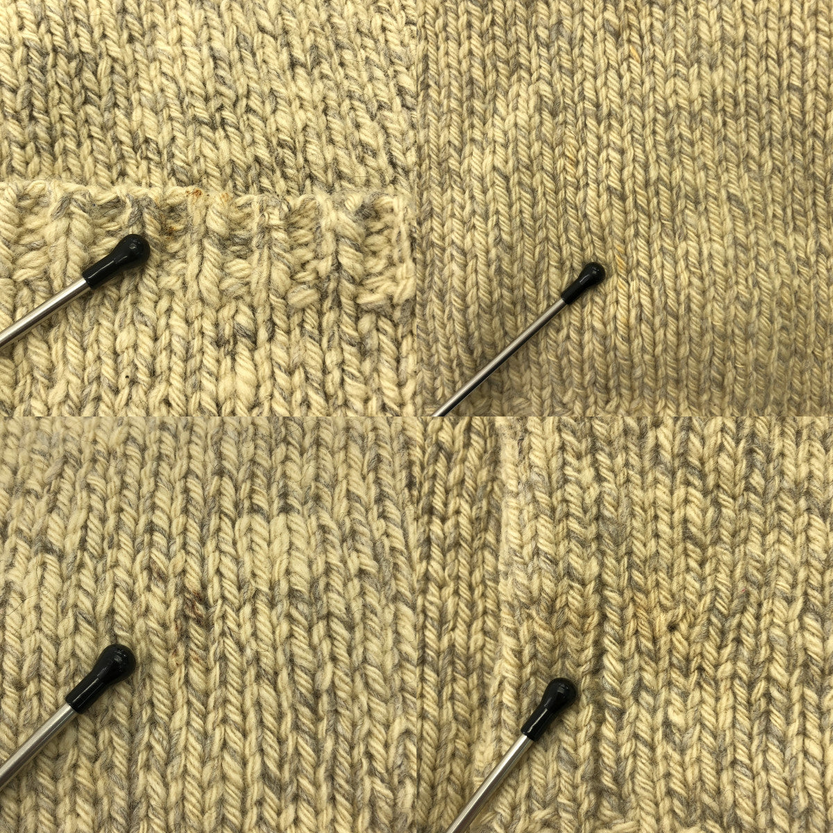 Y-3 / ワイスリー | バックロゴ メランジ クルーネック ニット | M | メンズ