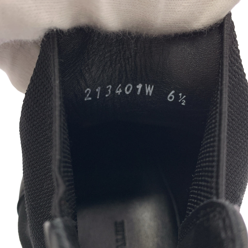 AURALEE / 오라리 | × FOOT THE COACHER / LEATHER SQUARE BOOTS 가죽 스퀘어 투 사이드 고어 부츠 | 6.5 |