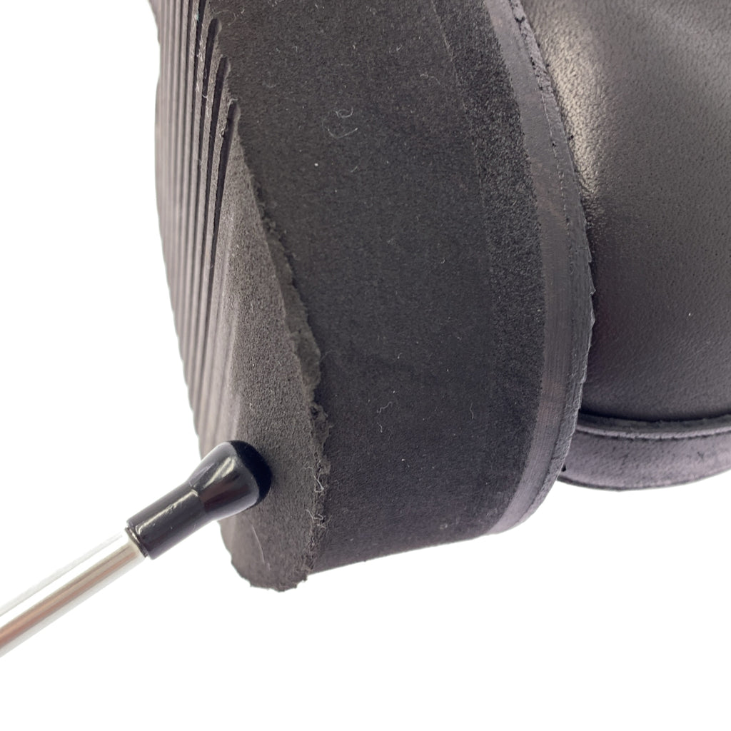 AURALEE / 오라리 | × FOOT THE COACHER / LEATHER SQUARE BOOTS 가죽 스퀘어 투 사이드 고어 부츠 | 6.5 |