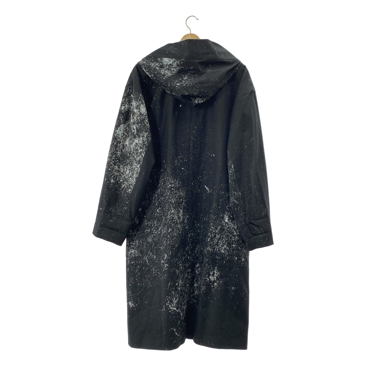 DRESSEDUNDRESSED / ドレスドアンドレスド | ペイント加工 フーデッド ロングコート | 2 | メンズ