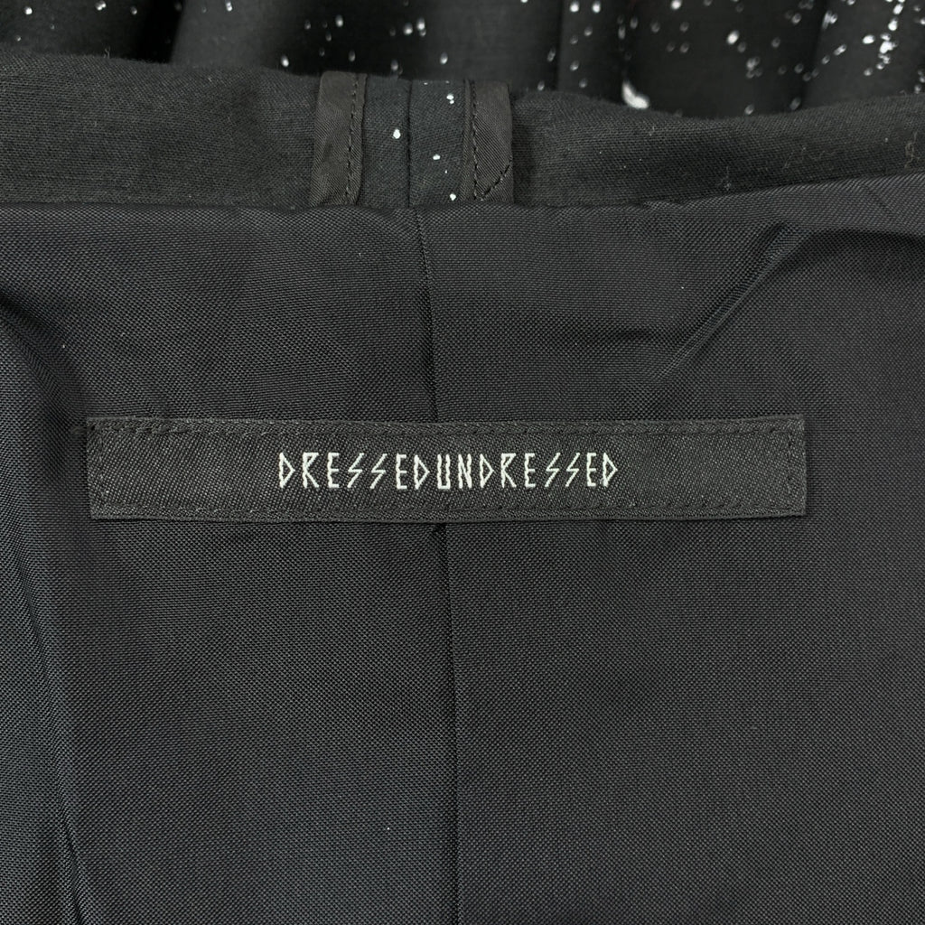 DRESSEDUNDRESSED / 드레스 앤 드레스드 | 페인트 가공 후드 롱 코트 | 2 | 남성