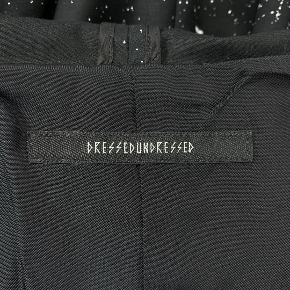 DRESSEDUNDRESSED / 드레스 앤 드레스드 | 페인트 가공 후드 롱 코트 | 2 | 남성