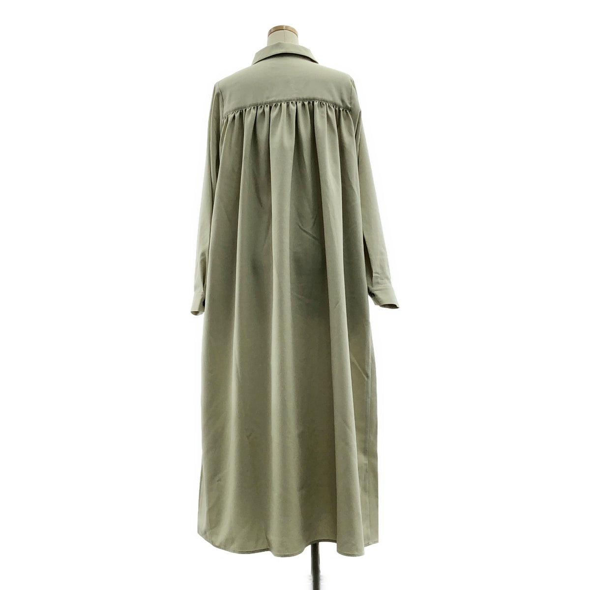 HeRIN.CYE / ヘリンドットサイ | Volume shirt dress ボリュームシャツドレス ワンピース | F | ベージュ | レディース