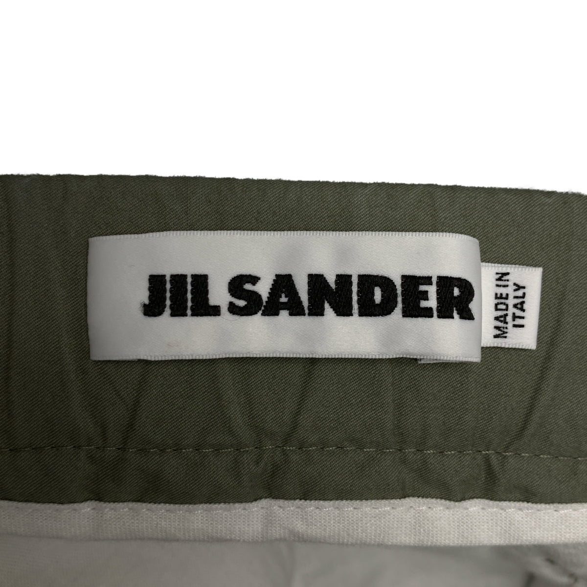 JIL SANDER / 질산더 | CLASSIC TROUSERS / 코튼 웨스트 고무 이지 트라우저 팬츠 | 44 | 남성