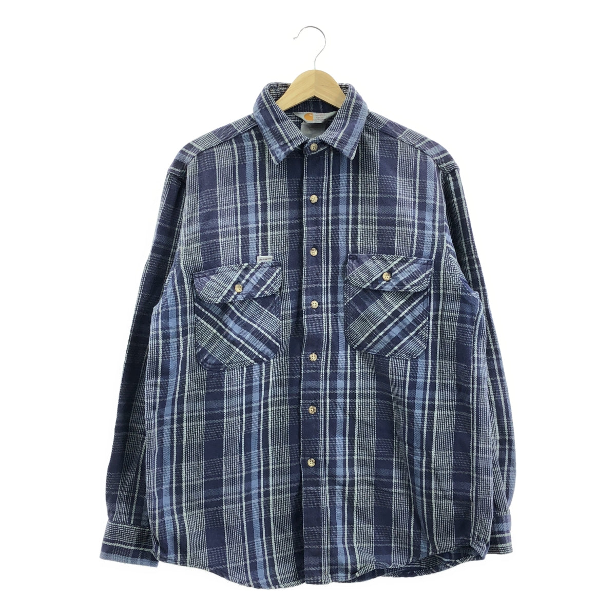 carhartt / カーハート | 1990s | USA製 チェック シャツ | ブルー/ライトブルー | メンズ