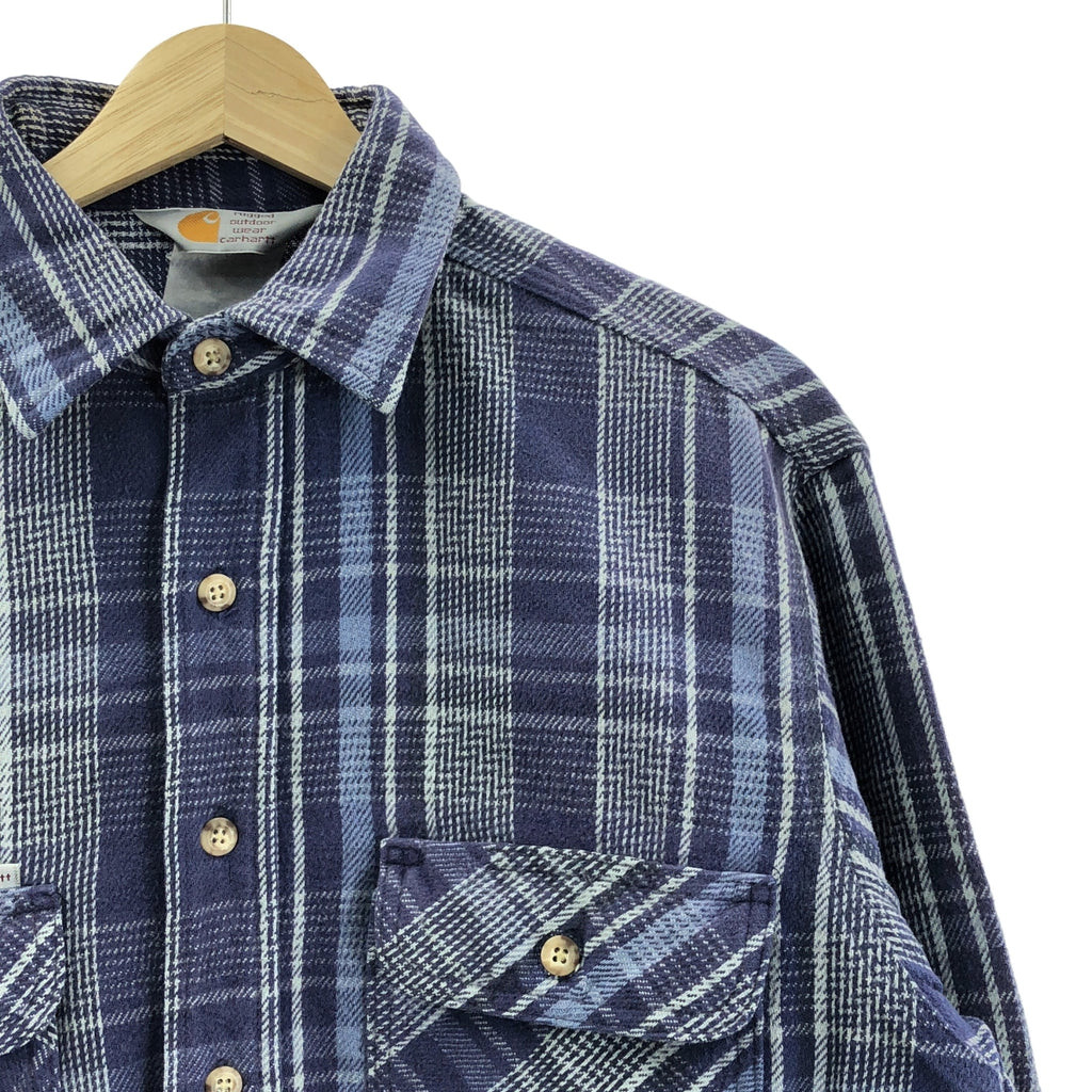 carhartt / カーハート | 1990s | USA製 チェック シャツ | ブルー/ライトブルー | メンズ