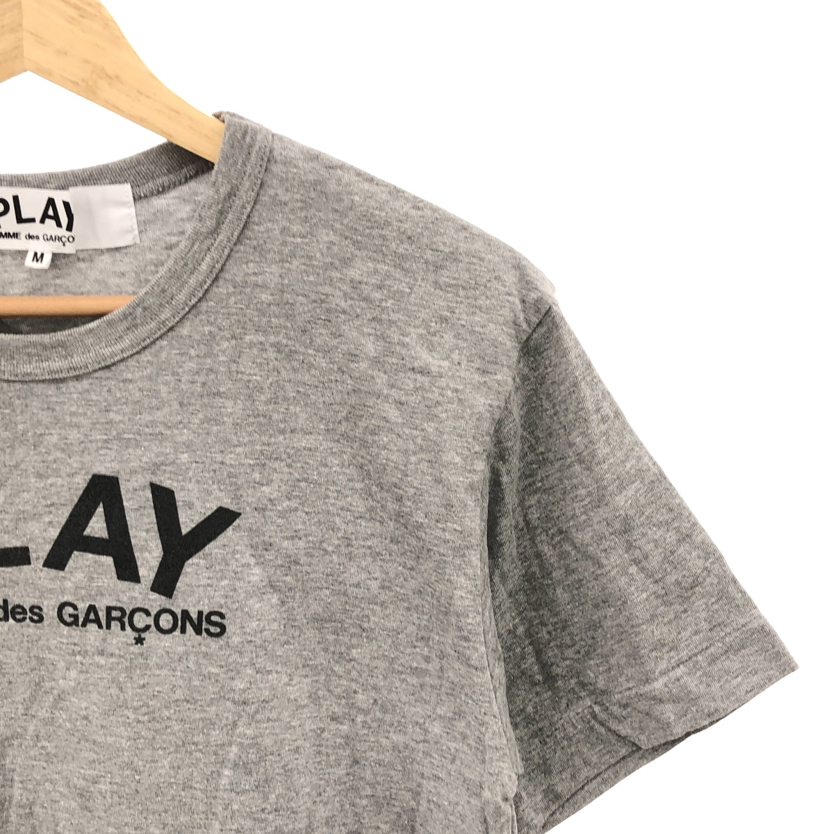 PLAY COMME des GARCONS / 플레이콤 데 갤슨 | PLAY LOGO T-SHIRT 프린트 컷소우 | M | 여성